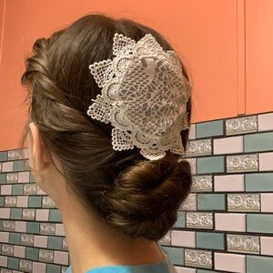 Lot of 6 Christian Headcoverings Mennonite Veils Church Prayer Religious Lace